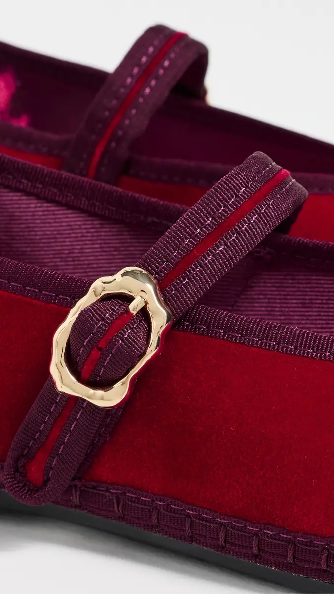 Flabelus Pierre Velvet Mary Jane Flats | Thumbnail 6 Flabelus Pierre Velvet Mary Jane Flats | Thumbnail 6