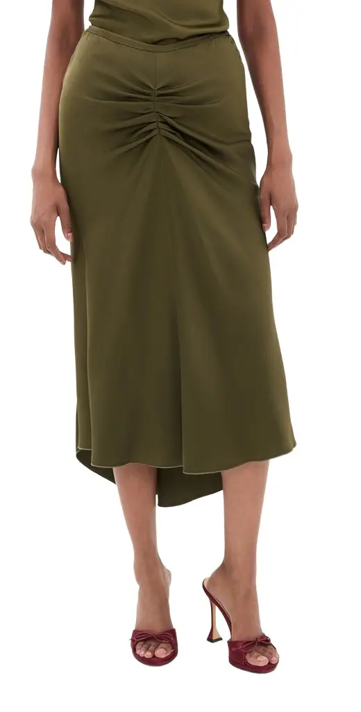 Victoria Beckham Bela Skirt Marsh Green | Image 1 Victoria Beckham Bela Skirt Marsh Green | Image 1