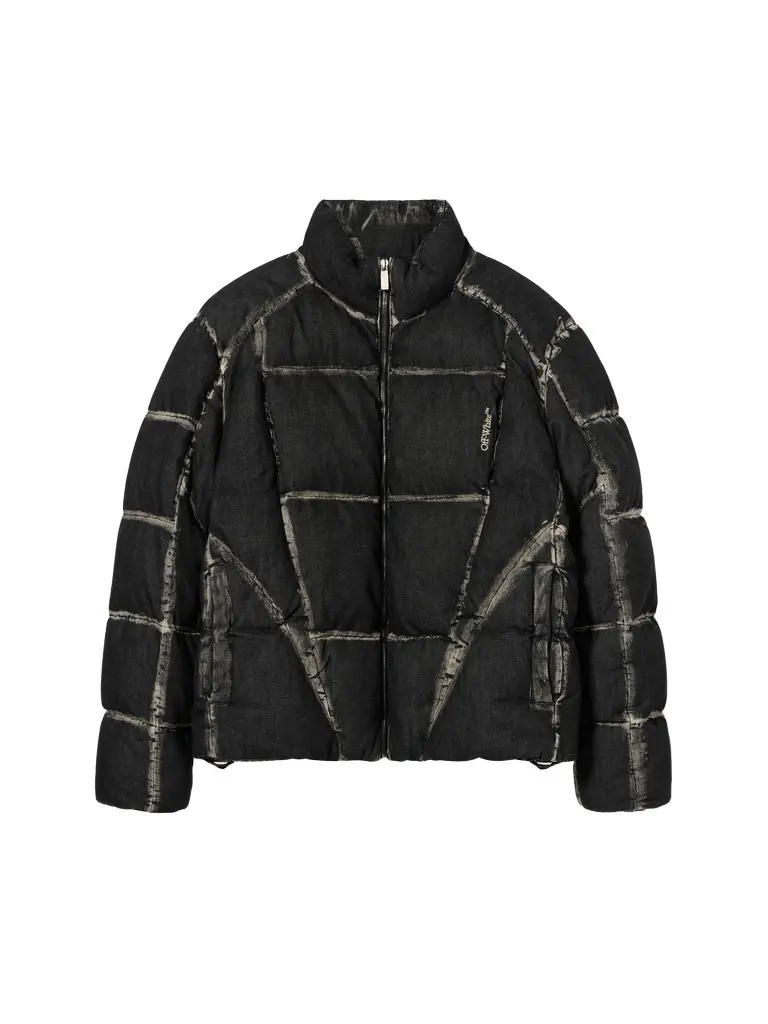 Off-White Bookish Racing Puffer Jacket | Image 1 Off-White Bookish Racing Puffer Jacket | Image 1