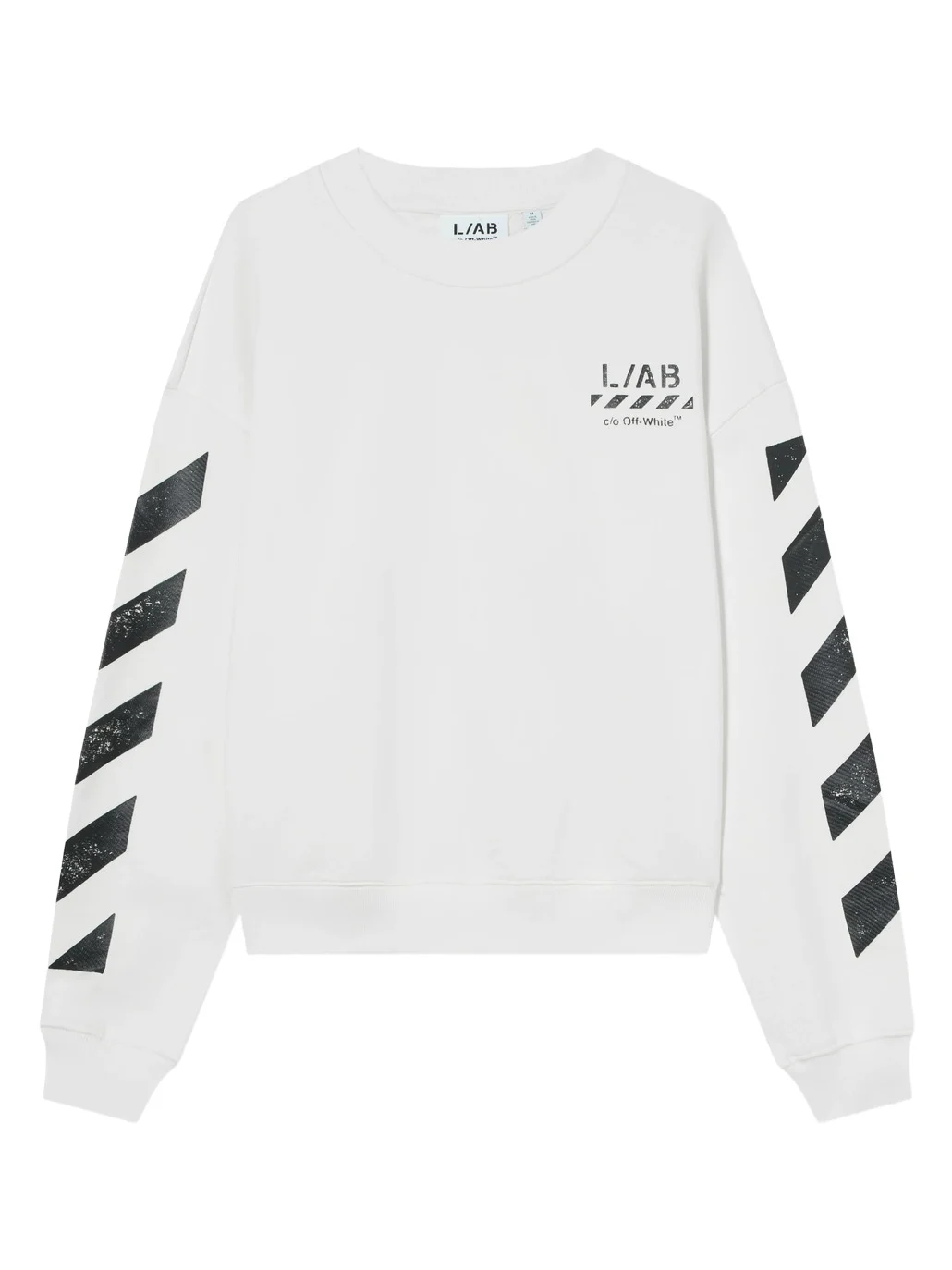 Off-White L/AB Diagonal Crewneck Sweatshirt