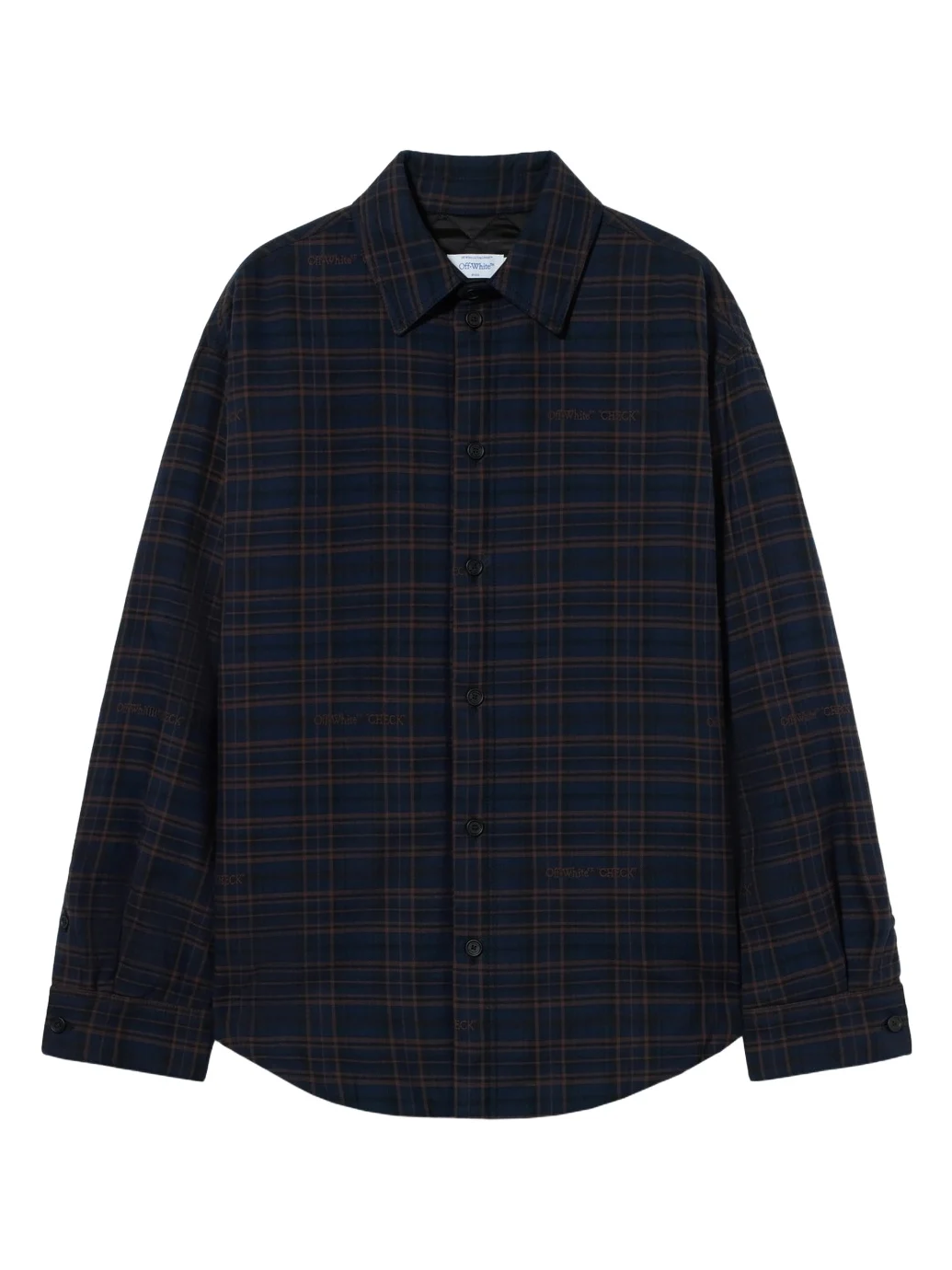 Off-White Check Flannel Padded Overshirt