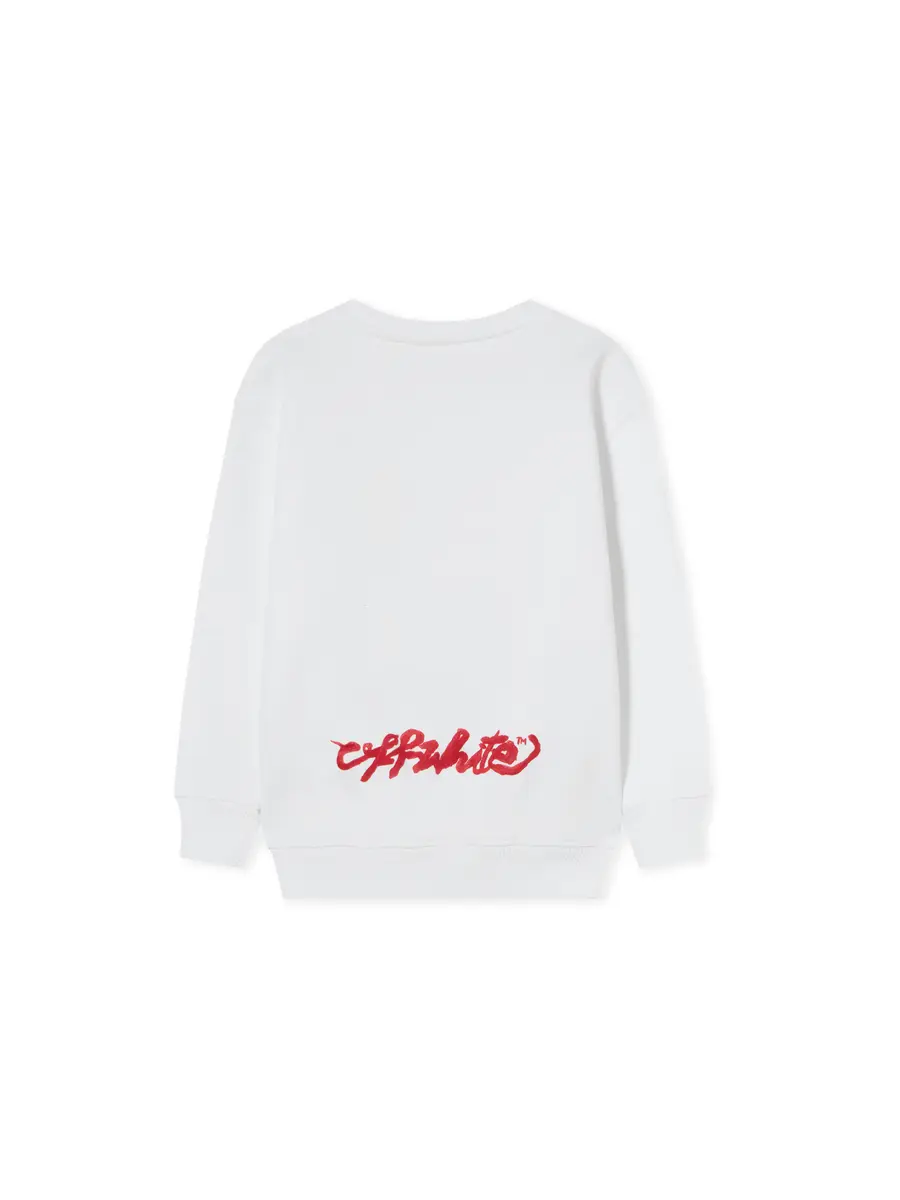 Off-White Arrow Painting Crewneck Sweatshirt | Image 1 Off-White Arrow Painting Crewneck Sweatshirt | Image 1