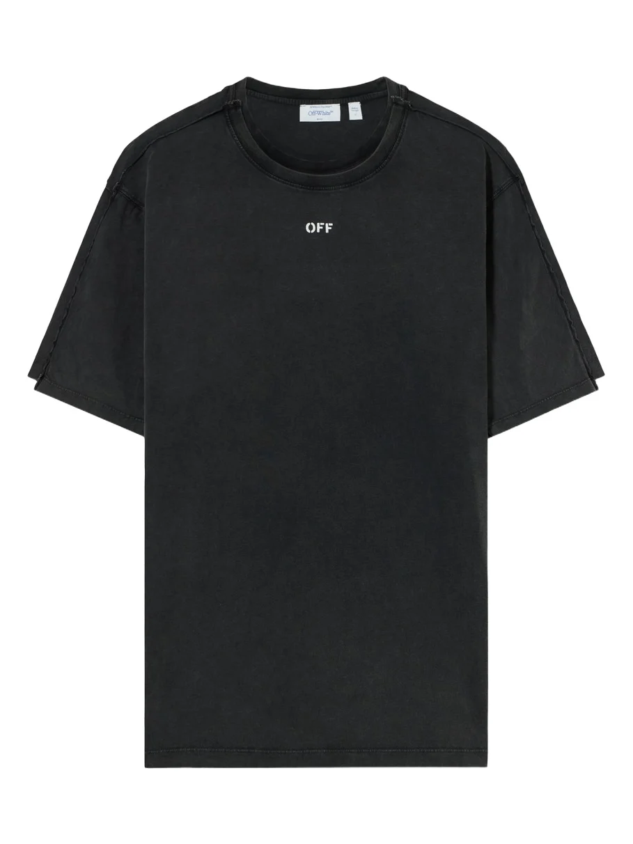 Off-White Off Stamp Overlap Regular Short Sleeve T-Shirt