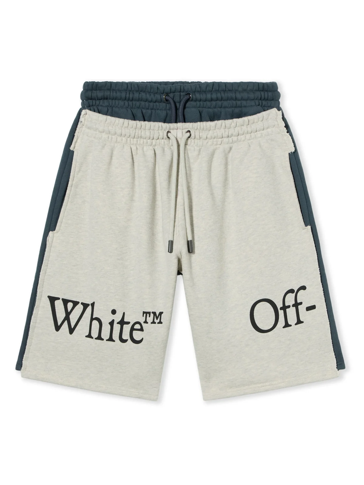 Off-White Bookish Scarf Overlap Skate Sweatshorts