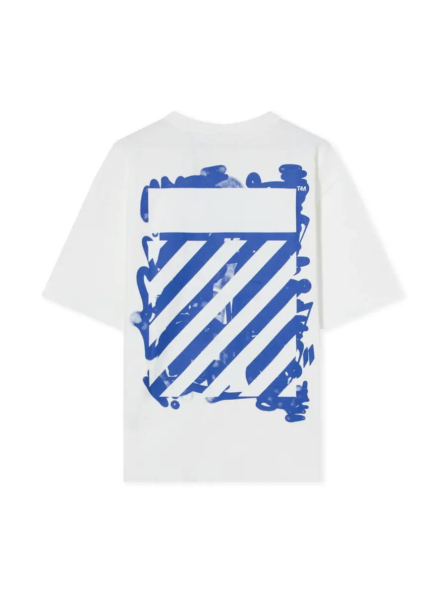 Off-White L/AB Graffiti Diagonal T-shirt | Thumbnail 2