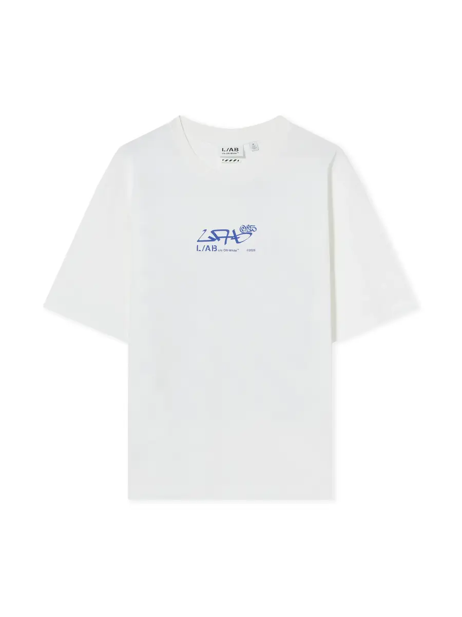 Off-White L/AB Graffiti Diagonal T-shirt | Image 1 Off-White L/AB Graffiti Diagonal T-shirt | Image 1
