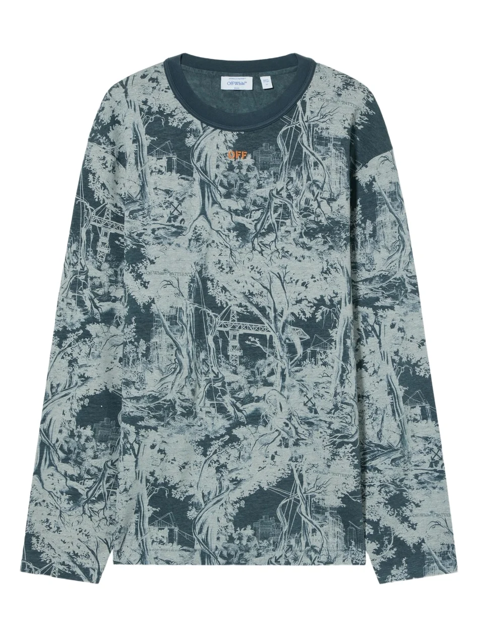Off-White City Nature Relaxed Long Sleeve T-Shirt