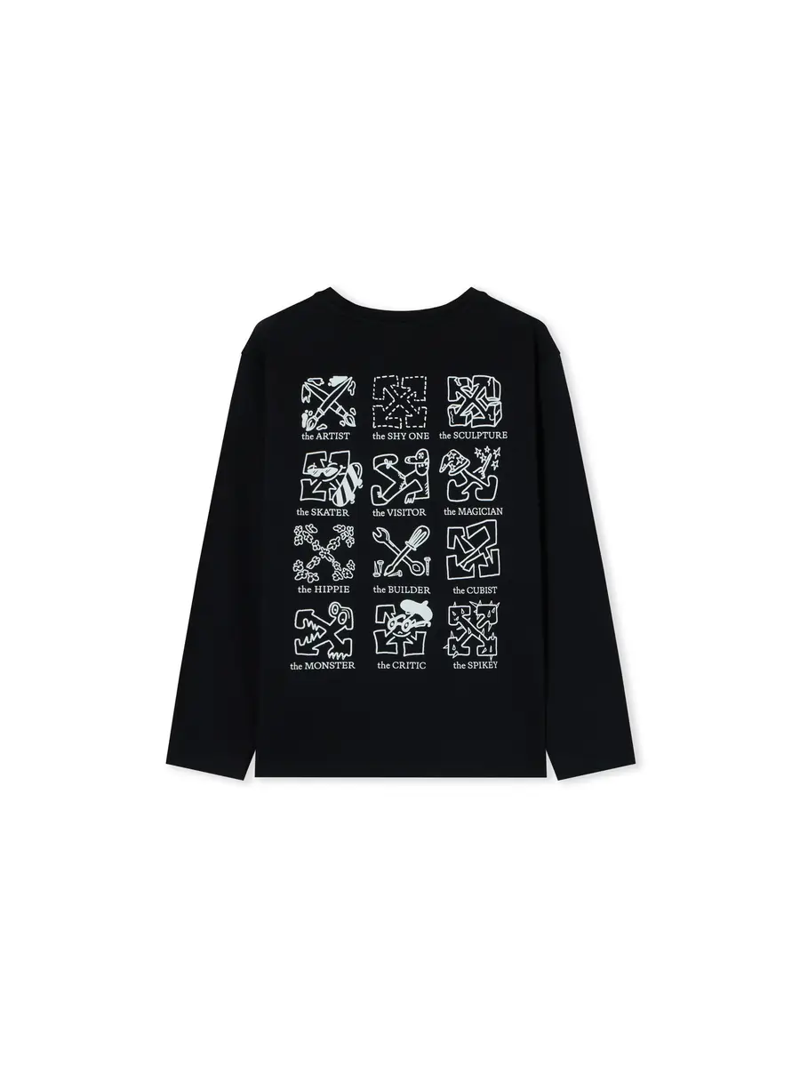 Off-White Multilogo Long Sleeve T-Shirt | Image 1 Off-White Multilogo Long Sleeve T-Shirt | Image 1