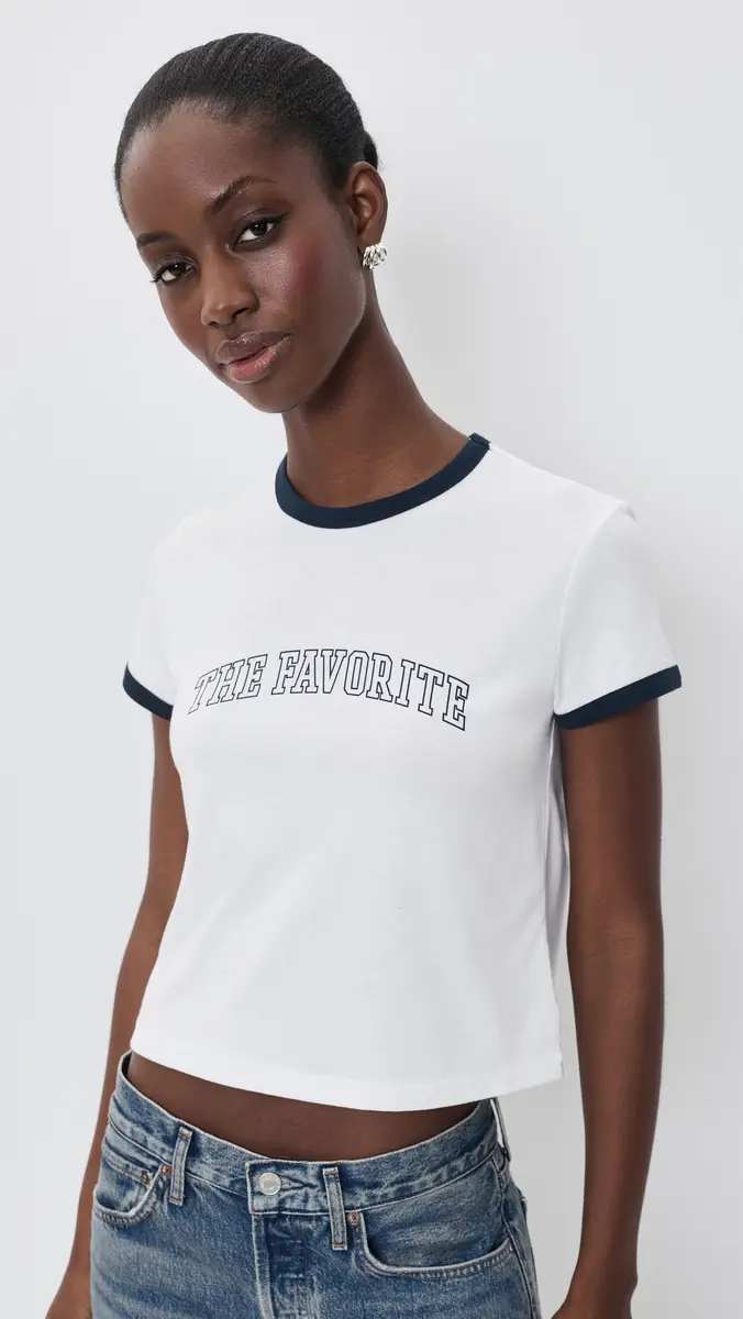 Favorite Daughter The Cropped Favorite Tee | Thumbnail 2 Favorite Daughter The Cropped Favorite Tee | Thumbnail 2