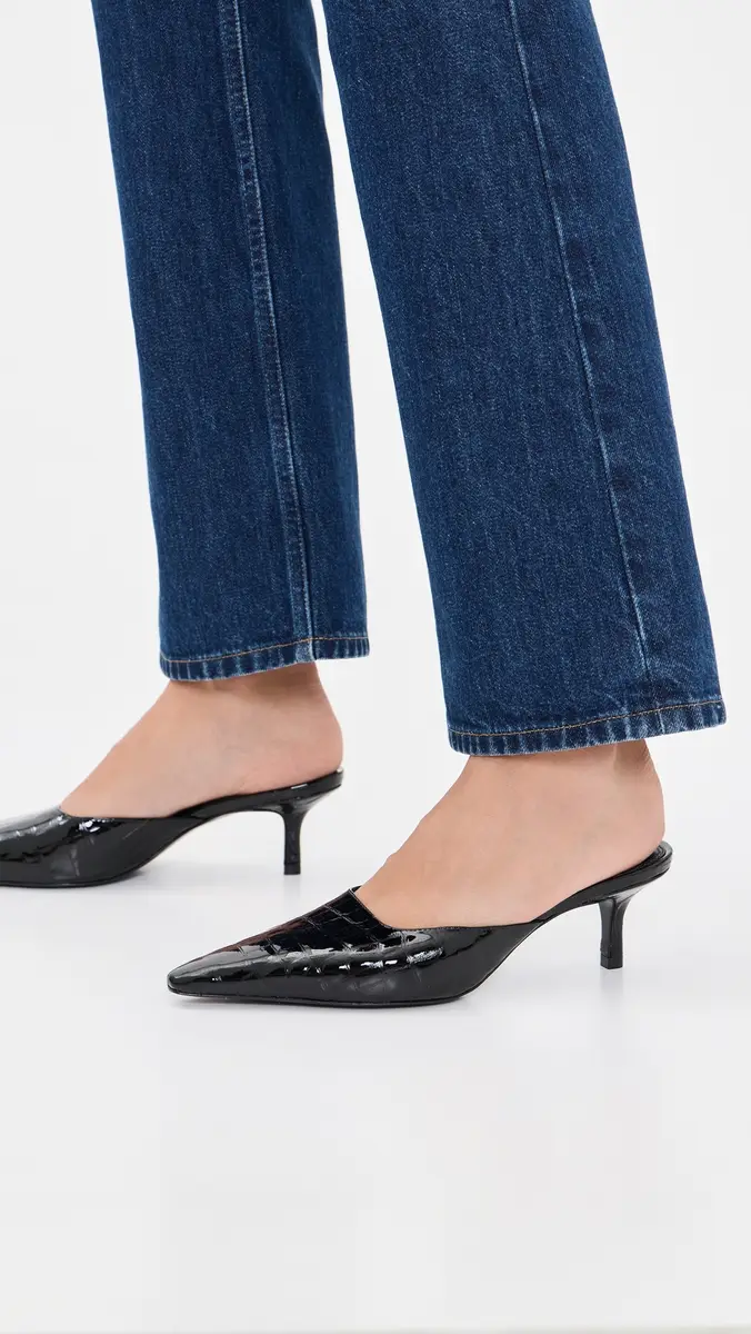 Black Suede Studio Riley 50 Heels | Thumbnail 3 Black Suede Studio Riley 50 Heels | Thumbnail 3