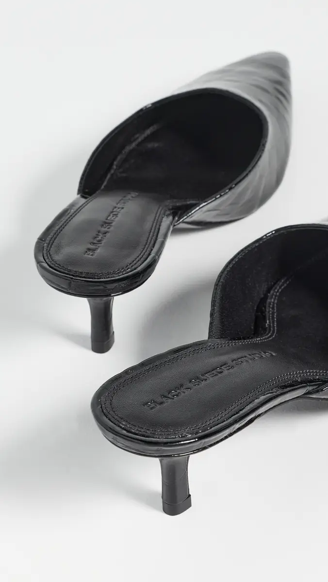 Black Suede Studio Riley 50 Heels | Thumbnail 4 Black Suede Studio Riley 50 Heels | Thumbnail 4