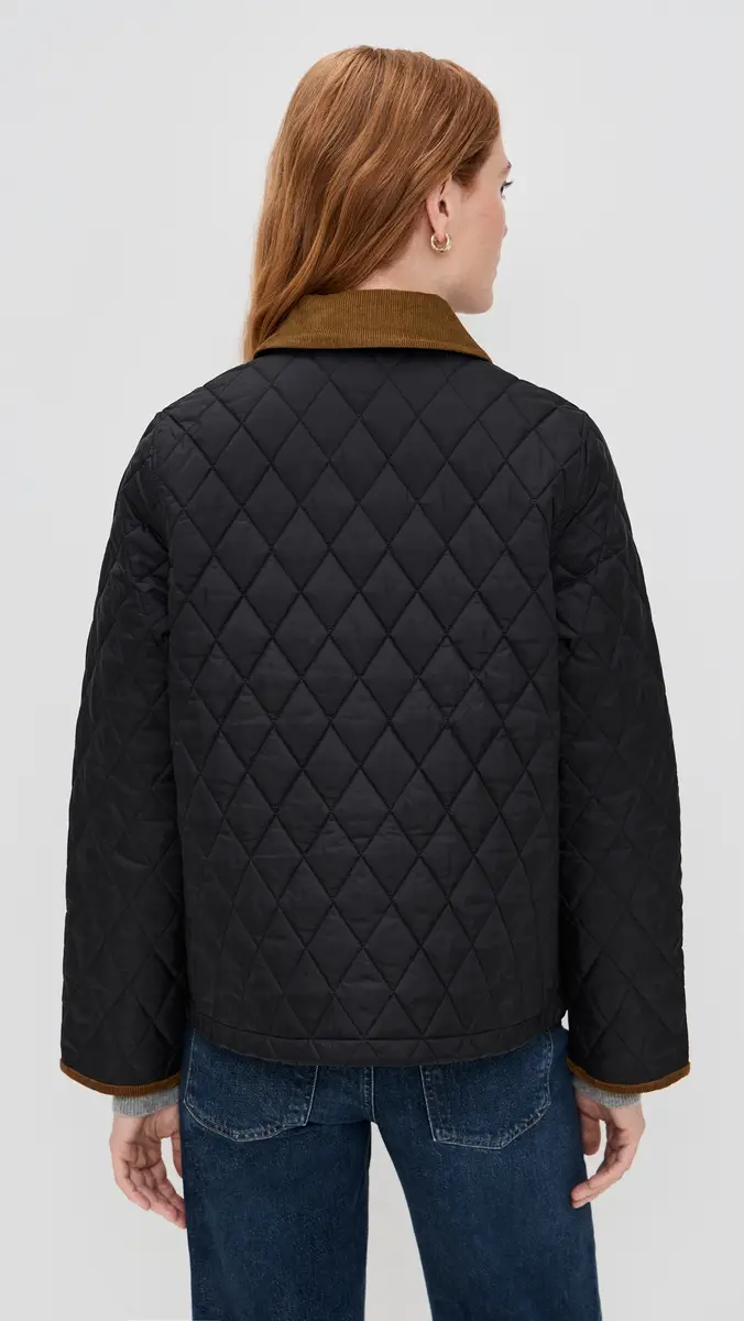 Barbour Icons Cropped Liddesdale Quilted Jacket | Thumbnail 3 Barbour Icons Cropped Liddesdale Quilted Jacket | Thumbnail 3