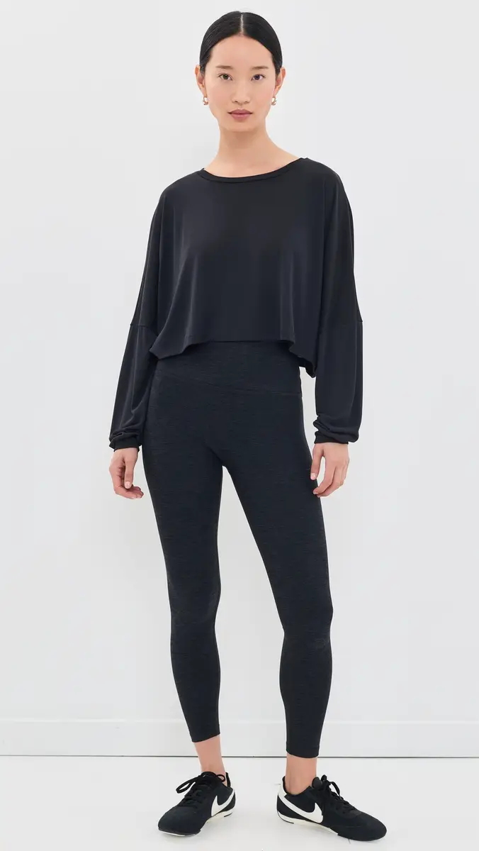 Beyond Yoga Studio Luxe Cropped Long Sleeve Tee | Thumbnail 5 Beyond Yoga Studio Luxe Cropped Long Sleeve Tee | Thumbnail 5
