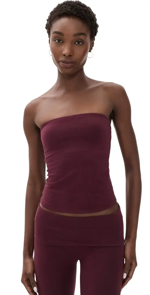 Skims Tube Top Currant | Image 1 Skims Tube Top Currant | Image 1