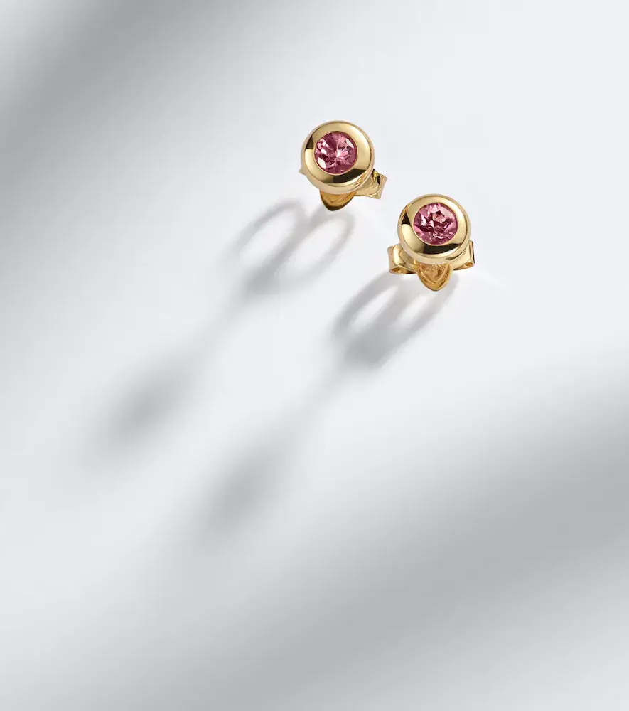 David Yurman Pavé 18kt gold earrings with tourmalines | Thumbnail 5