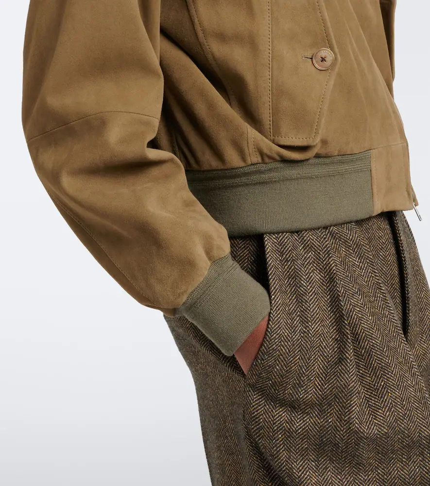 Ralph Lauren Collection Suede bomber jacket | Thumbnail 2 Ralph Lauren Collection Suede bomber jacket | Thumbnail 2