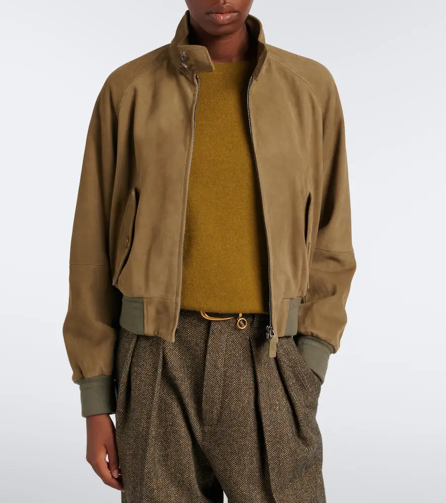 Ralph Lauren Collection Suede bomber jacket | Thumbnail 4 Ralph Lauren Collection Suede bomber jacket | Thumbnail 4