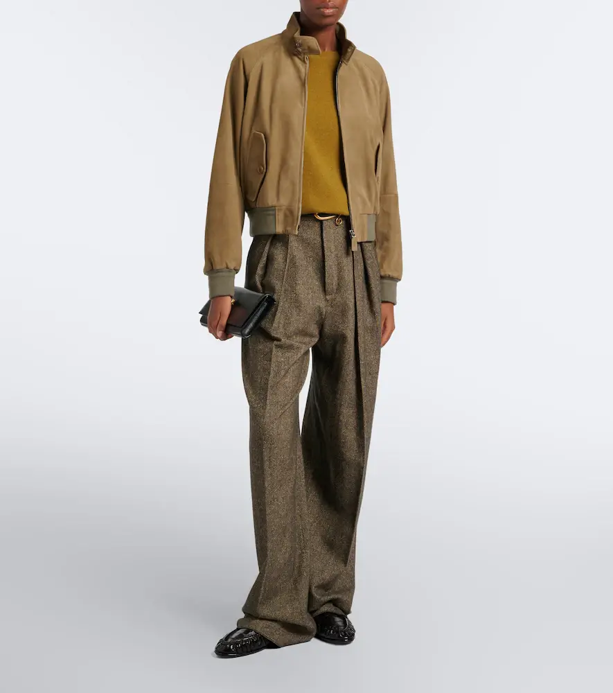 Ralph Lauren Collection Suede bomber jacket | Thumbnail 6 Ralph Lauren Collection Suede bomber jacket | Thumbnail 6