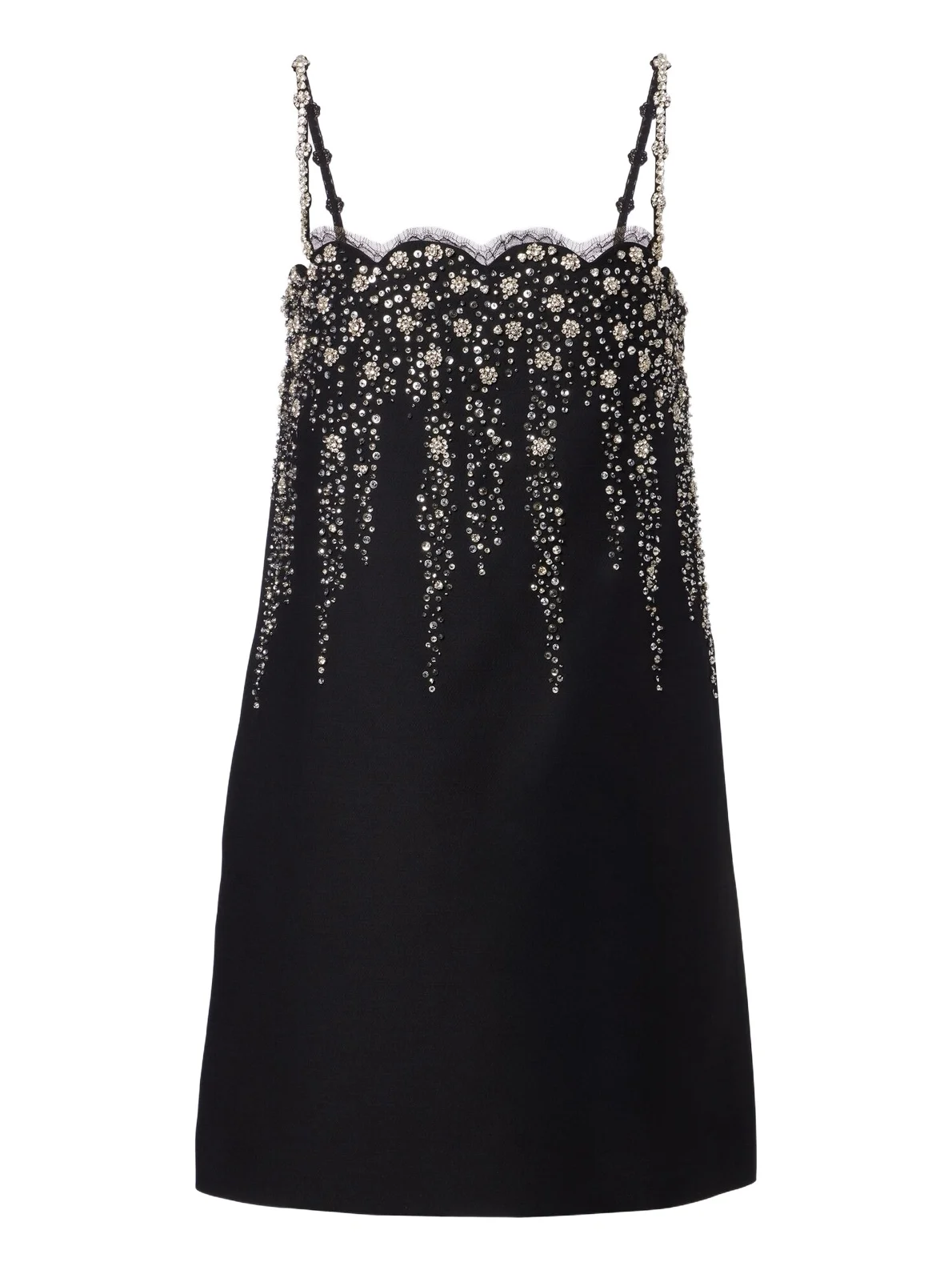 Crepe Couture crystal-embellished minidress Crepe Couture crystal-embellished minidress