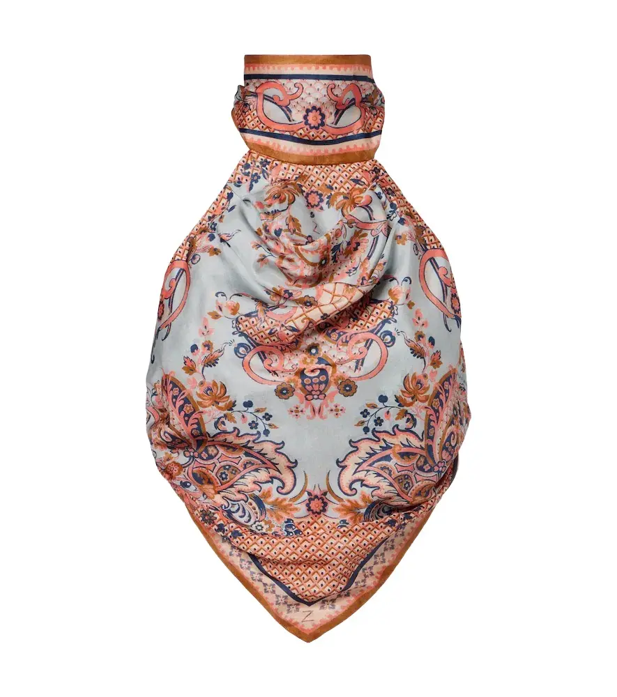Zimmermann Aster printed silk crop top | Image 1 Zimmermann Aster printed silk crop top | Image 1