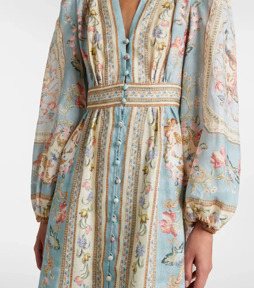 Zimmermann Roselight floral linen maxi dress | Thumbnail 3 Zimmermann Roselight floral linen maxi dress | Thumbnail 3