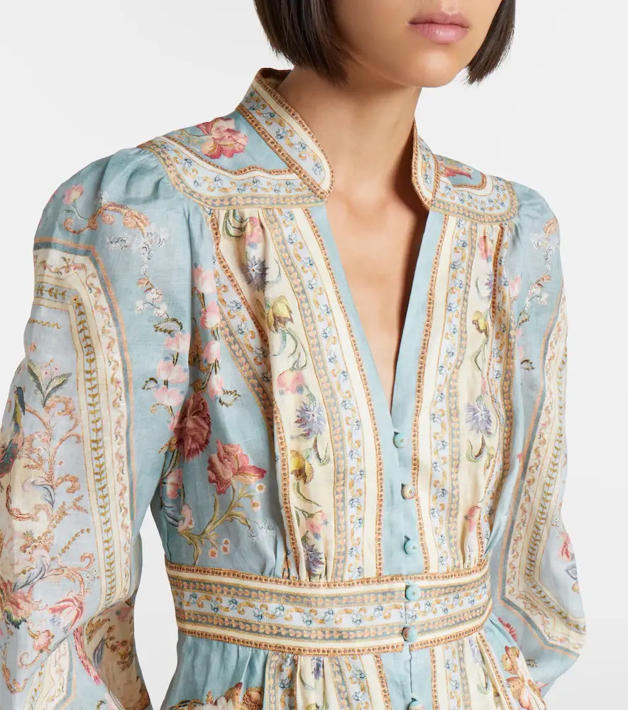 Zimmermann Roselight floral linen maxi dress | Thumbnail 6 Zimmermann Roselight floral linen maxi dress | Thumbnail 6
