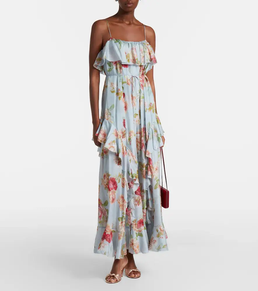 Zimmermann Roselight floral ruffled silk maxi dress | Thumbnail 3 Zimmermann Roselight floral ruffled silk maxi dress | Thumbnail 3
