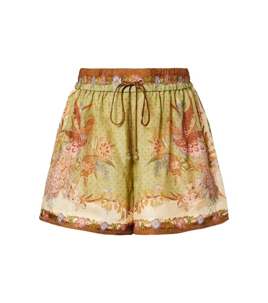 Zimmermann Indra printed silk shorts | Image 1 Zimmermann Indra printed silk shorts | Image 1