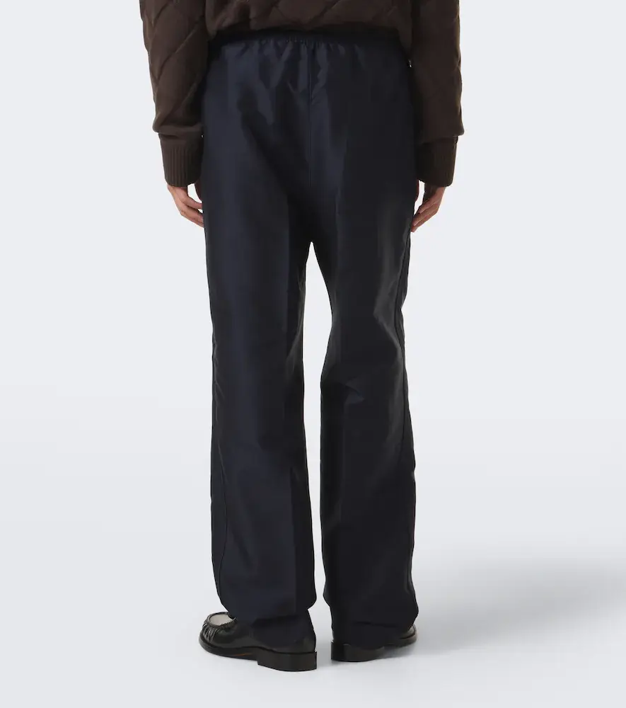 Bottega Veneta Cotton and silk straight pants | Thumbnail 3 Bottega Veneta Cotton and silk straight pants | Thumbnail 3