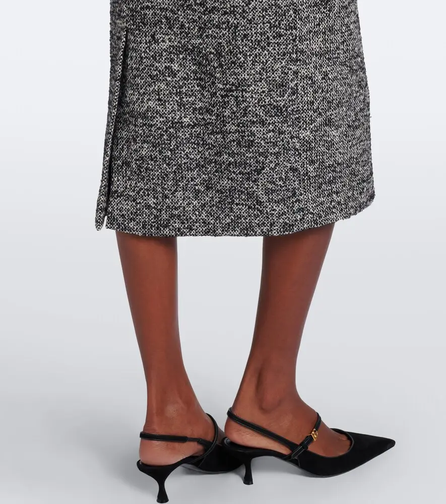 Dolce & Gabbana Wool and silk-blend tweed midi dress | Thumbnail 3 Dolce & Gabbana Wool and silk-blend tweed midi dress | Thumbnail 3