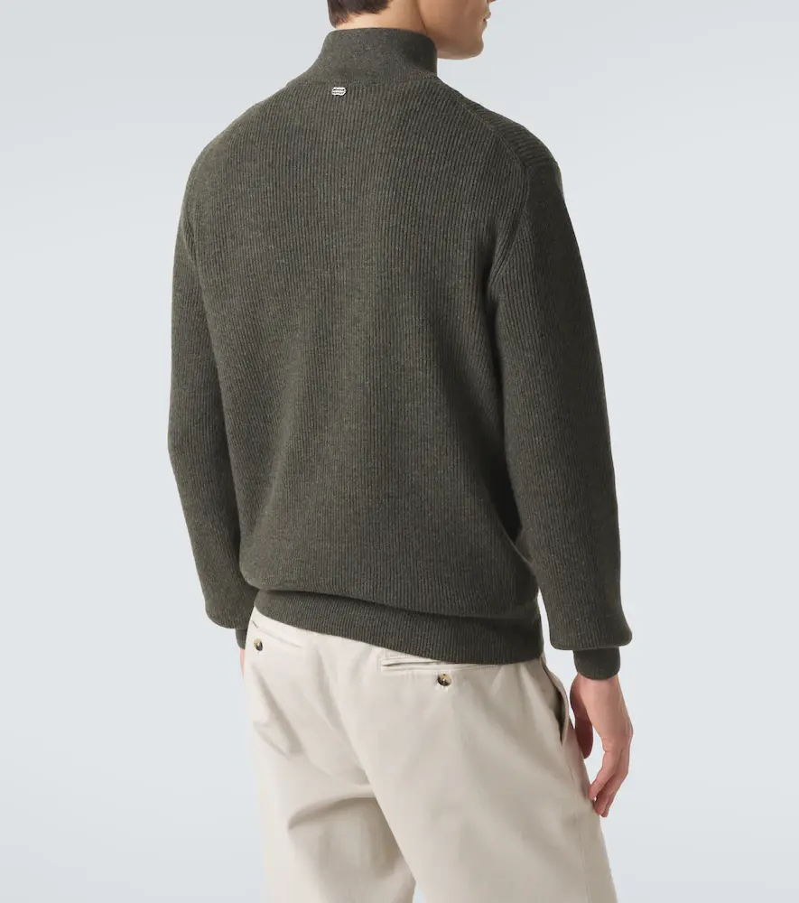 AGNONA Cashmere half-zip sweater | Thumbnail 3