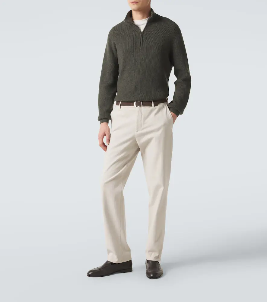 AGNONA Cashmere half-zip sweater | Thumbnail 4