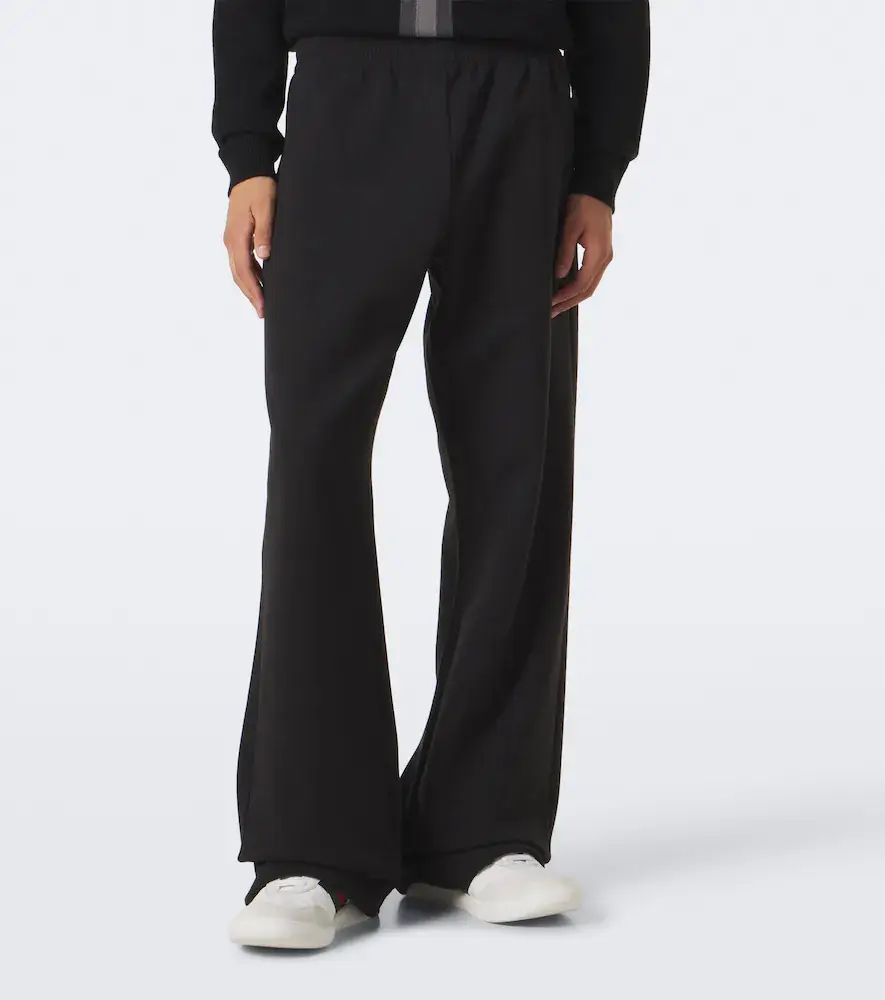 Gucci Cotton-blend jersey wide-leg sweatpants | Thumbnail 2 Gucci Cotton-blend jersey wide-leg sweatpants | Thumbnail 2