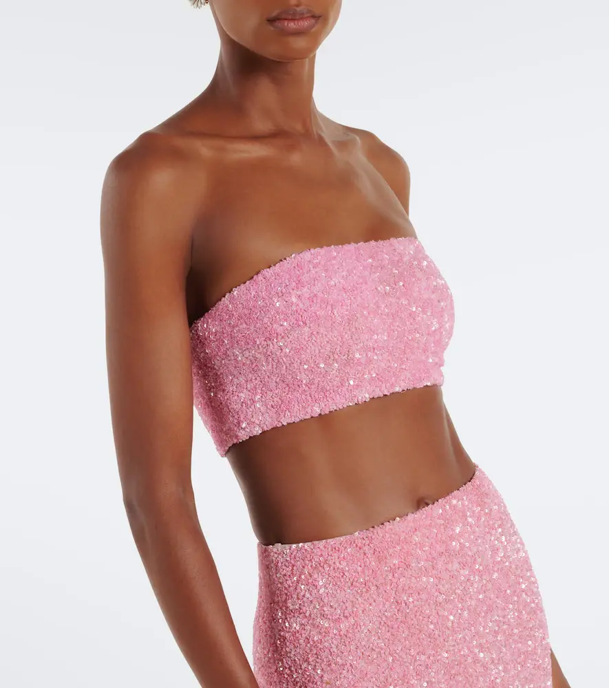 LA FUORI Là Fuori Sunrise Fringe Cascade top and maxi skirt set | Thumbnail 2 LA FUORI Là Fuori Sunrise Fringe Cascade top and maxi skirt set | Thumbnail 2