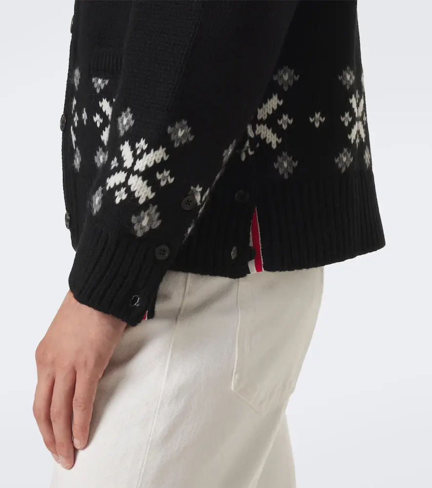 Thom Browne Fair Isle intarsia cashmere cardigan | Thumbnail 2 Thom Browne Fair Isle intarsia cashmere cardigan | Thumbnail 2