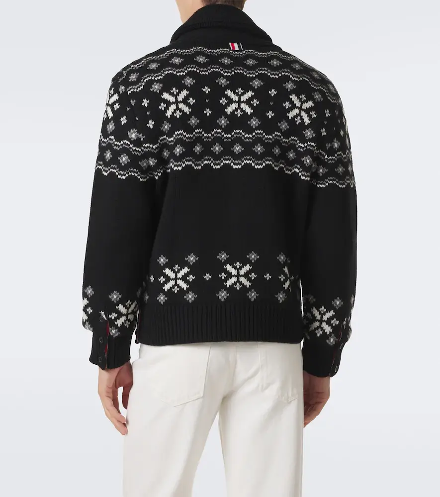 Thom Browne Fair Isle intarsia cashmere cardigan | Thumbnail 5 Thom Browne Fair Isle intarsia cashmere cardigan | Thumbnail 5