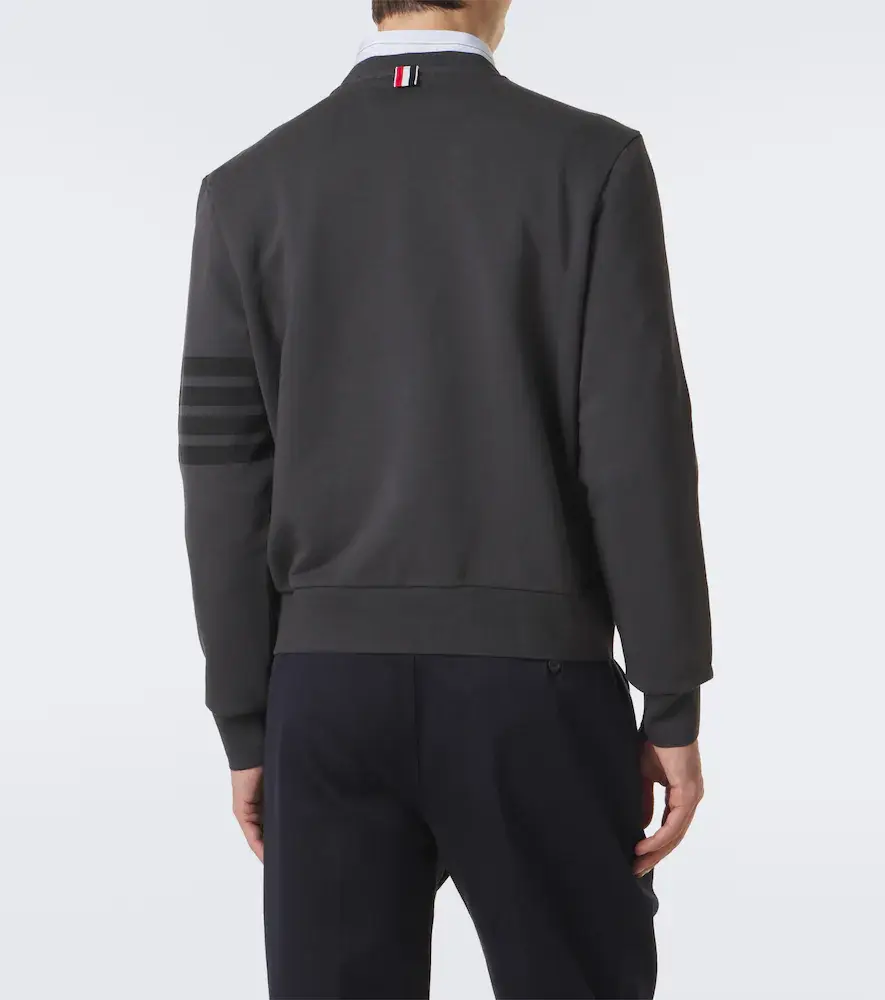 Thom Browne 4-Bar cotton jersey sweatshirt | Thumbnail 4