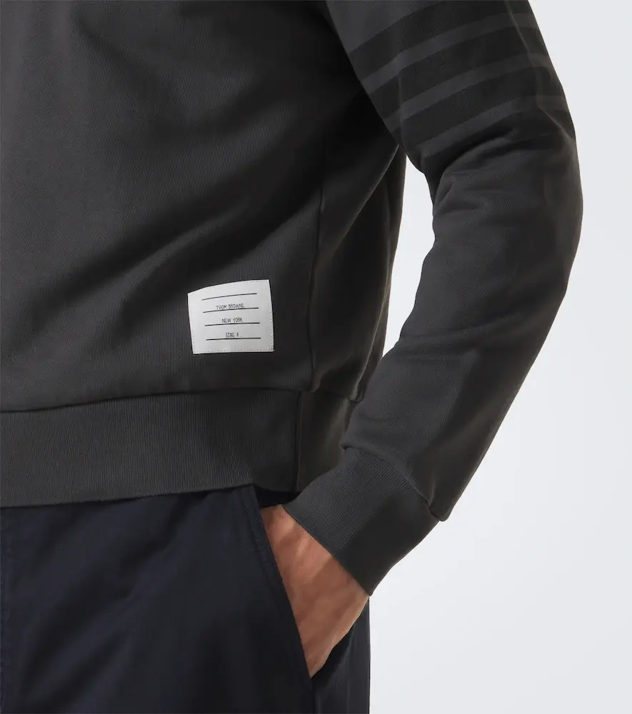 Thom Browne 4-Bar cotton jersey sweatshirt | Thumbnail 6