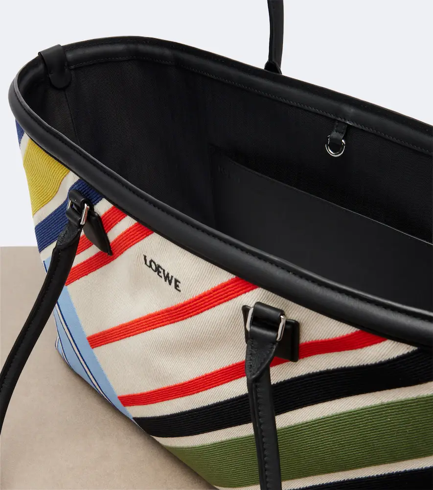 Loewe Verano Large embroidered canvas tote bag | Thumbnail 2 Loewe Verano Large embroidered canvas tote bag | Thumbnail 2