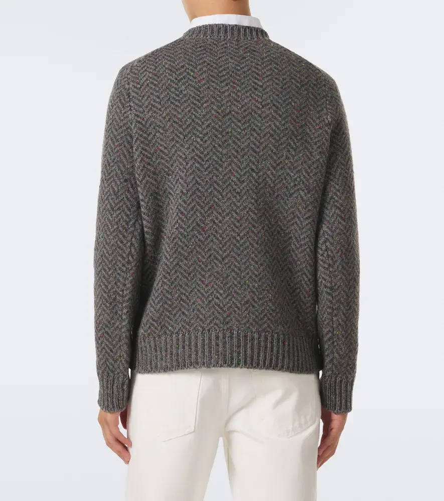 Gabriela Hearst Sermo herringbone cashmere sweater | Thumbnail 3 Gabriela Hearst Sermo herringbone cashmere sweater | Thumbnail 3