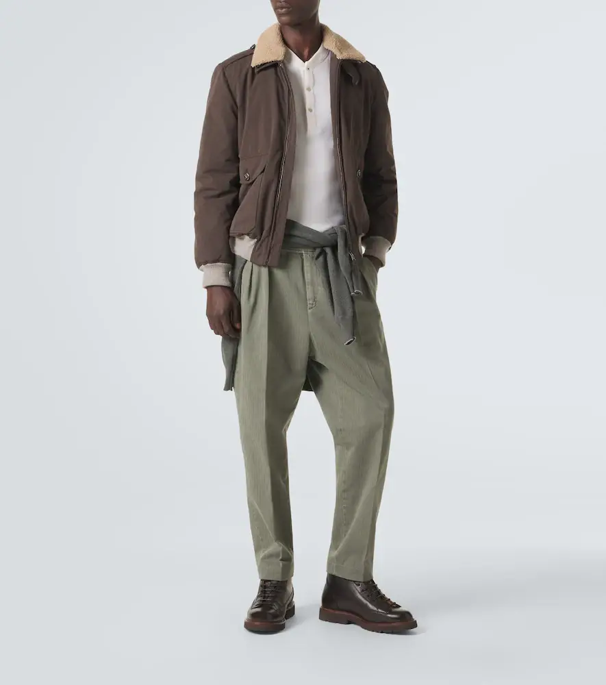 Brunello Cucinelli Waffle-knit cotton and cashmere Henley shirt | Thumbnail 2 Brunello Cucinelli Waffle-knit cotton and cashmere Henley shirt | Thumbnail 2