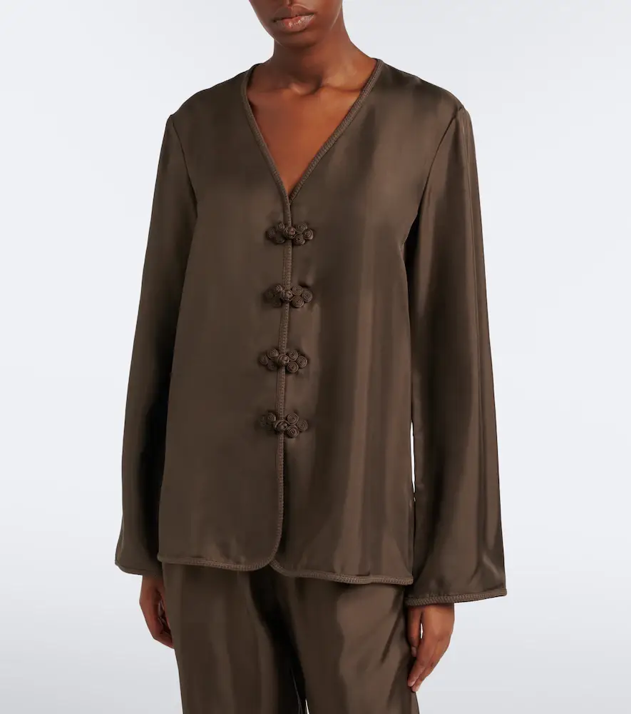RÓHE Róhe Oversized silk blouse | Thumbnail 3 RÓHE Róhe Oversized silk blouse | Thumbnail 3