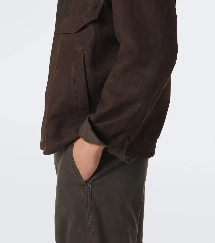The Row Vana reversible leather blouson jacket | Thumbnail 2