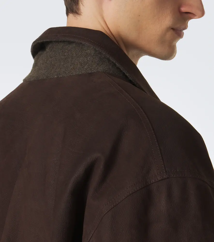 The Row Vana reversible leather blouson jacket | Thumbnail 3