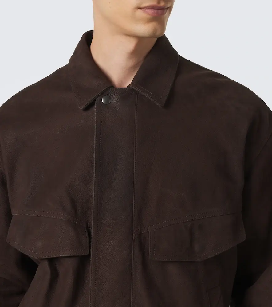 The Row Vana reversible leather blouson jacket | Thumbnail 8
