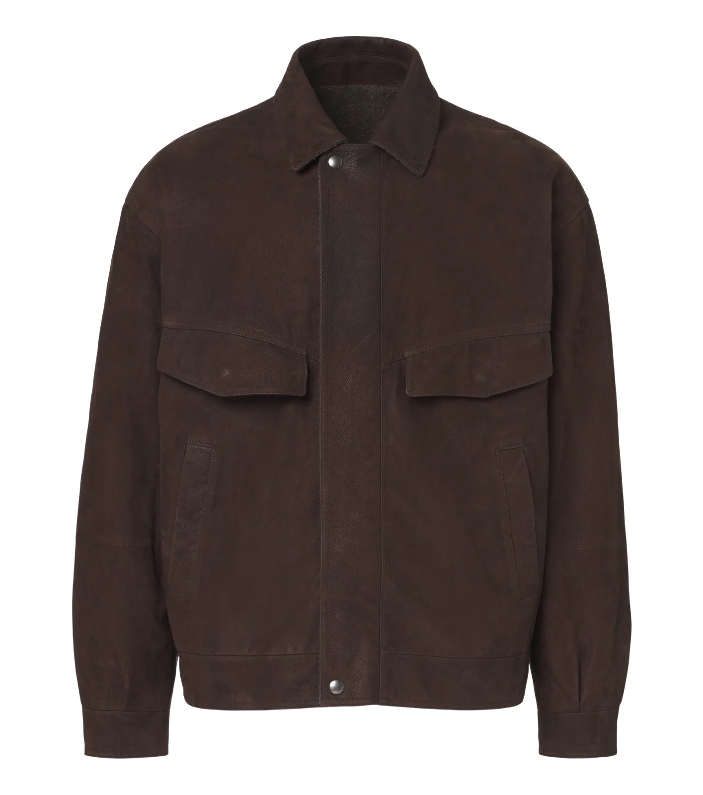 The Row Vana reversible leather blouson jacket