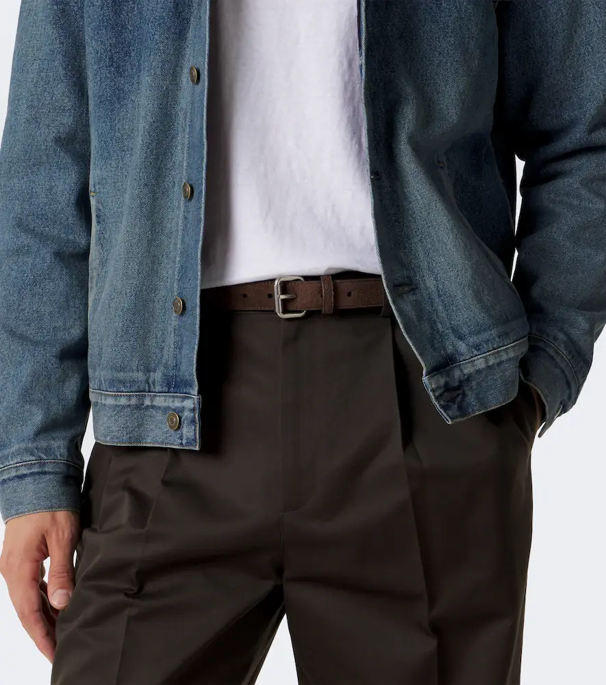 The Row Geo suede belt | Thumbnail 4 The Row Geo suede belt | Thumbnail 4