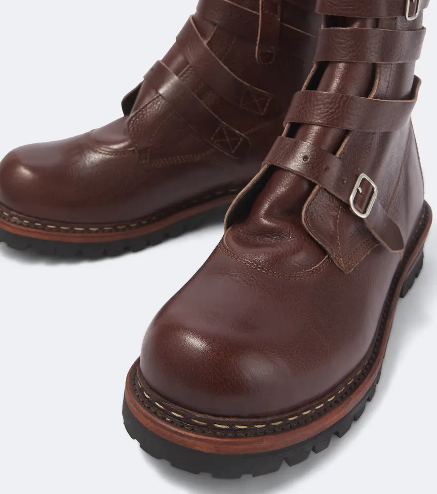Our Legacy Tanker leather ankle boots | Thumbnail 2