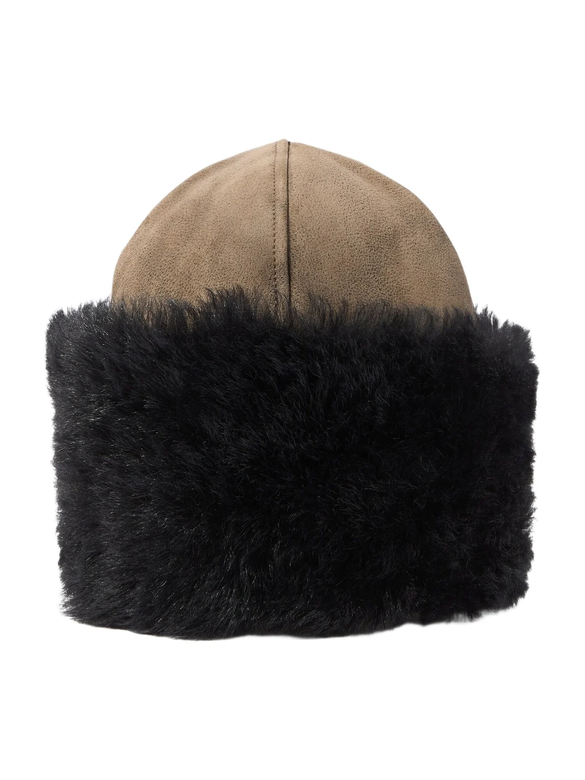 Our Legacy Blizzard leather and shearling hat