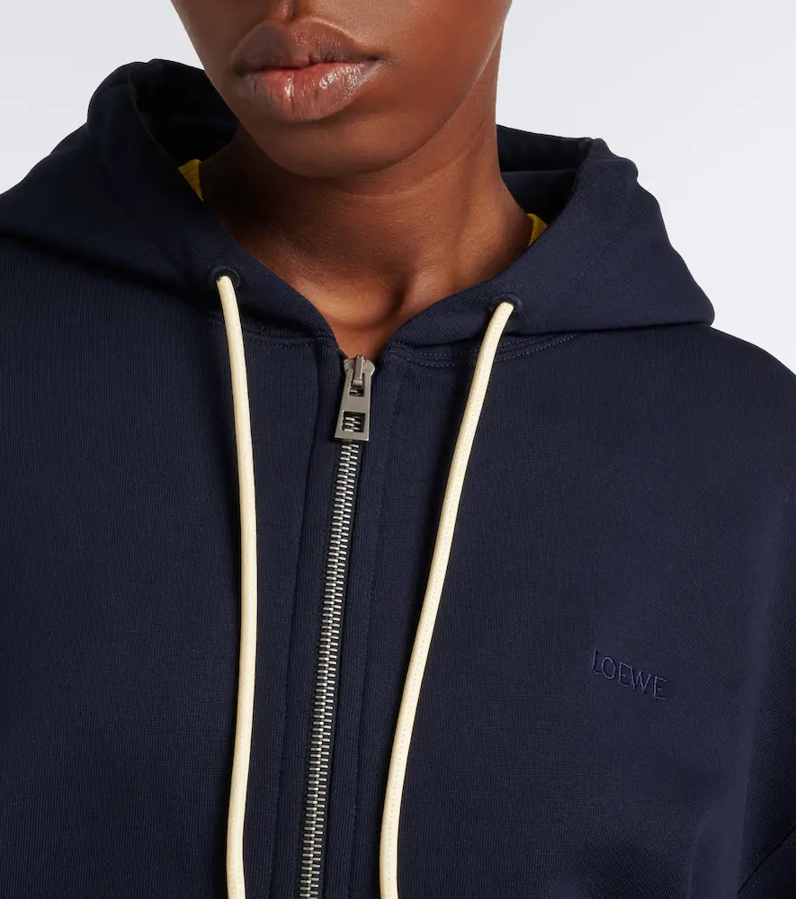 Loewe Flamenco cotton fleece zip-up hoodie | Thumbnail 5 Loewe Flamenco cotton fleece zip-up hoodie | Thumbnail 5